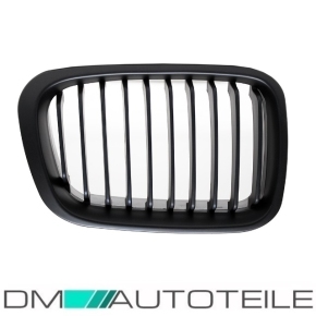 Saloon Estate Set Front Grille black fits on BMW E46 98-01 + Compact 01-05