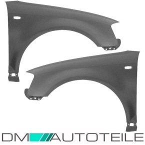 Set Audi A3 8P 8PA Front right and left wing panel steel...
