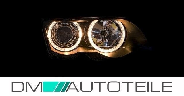 Scheinwerfer LED Angel Eyes für BMW E46 Limo Touring Bj. 01-05