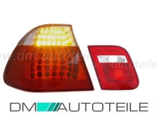 LED Rückleuchten passt für BMW E46 Limousine Rot Weiß 01-05 Facelift 4-teilig