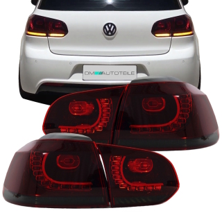 LED Rückleuchten Schlussleuchten kirschrot VW Golf 6 R Original Volkswagen