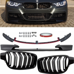 Sport-Performance Front Spoiler Splitter Black Matt...