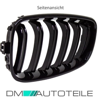 Kidney Front Grille Black Gloss Dual Slat fits on BMW 3-Series F34 Gran Turismo