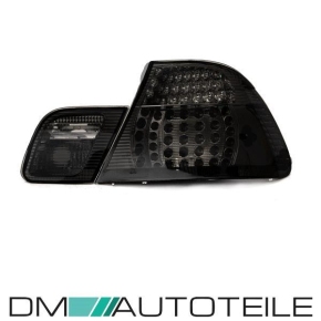 COUPE LED Rückleuchten Set L/R 4-Teilig Schwarz Klarglas passt für BMW E46 99-03
