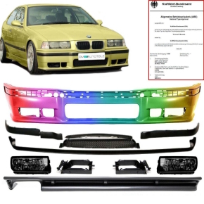 Bodykit Sport Stoßstange vorne LACKIERT + Diffusor...