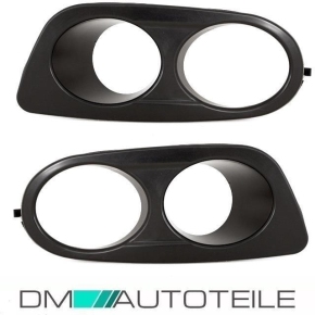 Sport Stoßstange +Nebel Smoke Set +Blenden Schwarz passt für BMW 3er E46 Limousine Touring+ABE