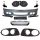 Sport Stoßstange +Nebel Smoke Set +Blenden Schwarz passt für BMW 3er E46 Limousine Touring+ABE