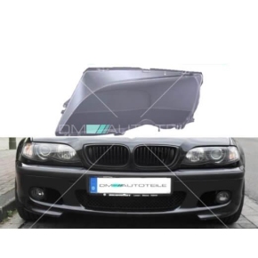 Saloon Estate headlight glass Cover fits on BMW E46 Facelift 01-05 left side