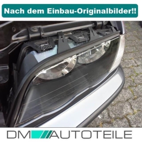 FACELIFT Scheinwerfer Glas Set +DICHTUNG passt für BMW 3er E46 Limousine Touring