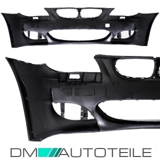 BMW E60 E61 Sport Front Bumper 03-07 for SRA w/o PDC + Accessoires for M M5  PAINTED