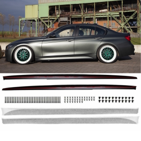 Set Side Skirts Blades Black Gloss SPORT- PERFORMANCE +...