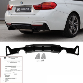 Sport PERFORMANCE Black Gloss Rear Diffusor 435 fits on...