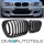 2x Kühlergrill Einzelsteg Grill Schwarz Matt SET passt für BMW 3er E46 Coupe Cabrio 99-03