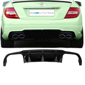 PAINTED Diffusor rear Bumper gloss painted black for...