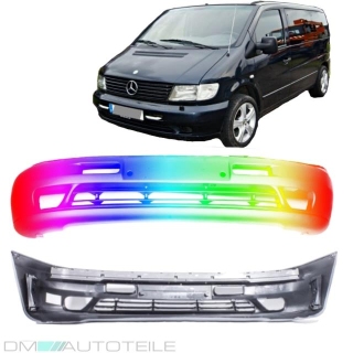 Set Painted Mercedes Viano Vito Front Bumper 95 03 Top Part Set Painted Mercedes Viano Vito Front Bumper 95 03 Top Part