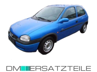 Set Lackiert Opel Corsa B Frontstossstange Bj 97 00 Teilgrundiert Mit Spoiler
