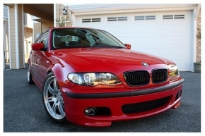 SPORT FRONT BUMPER +SMOKE FOGS SET FITS ON BMW E46 SEDAN ESTATE w/o M Sport II