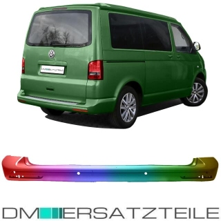 LACKIERT Stoßstange hinten für VW T5 Mulitvan Caravelle +Parkhilfe GP ab 2012