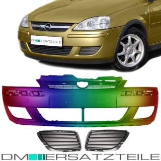 STOßSTANGE HINTEN LACKIERT IN WUNSCHFARBE NEU für Opel Corsa C 2003-2006 –