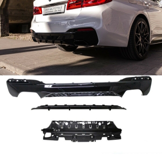Set PAINTED Diffusor Rear Sport-Performance Black Gloss...