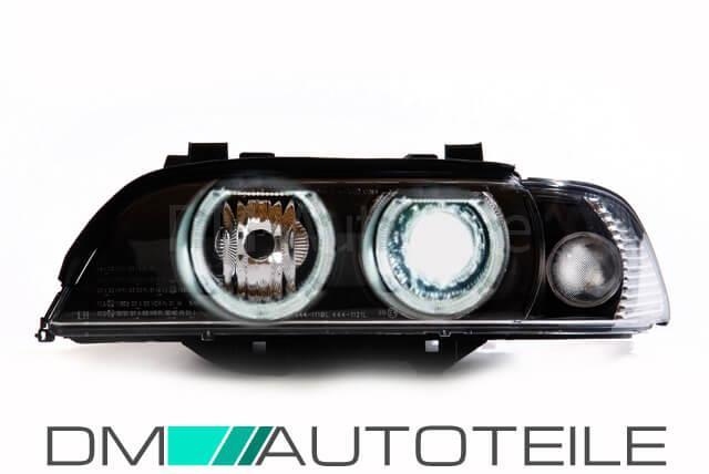 Scheinwerfer Xenon BMW E39 09 95-06 03 ANGEL EYES D2S/H7 SCHWARZ