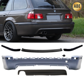 Estate Rear Bumper primed w/o park assist + Diffuser fits...