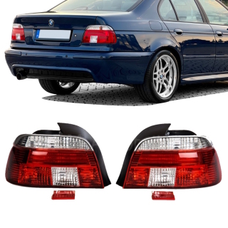 SET SEDAN SALOON RED CLEAR CELIS REAR LIGHTS Facelift Look fits on BMW E39 95-00