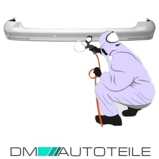 LACKIERT VW T5 Mulitvan Caravelle Heckstoßstange für PDC...