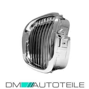 2x Kidney Front Grille Chrome fits on BMW 5-series E39 all Models + M M5 95-03
