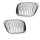 2x Grill Kühlergrill Grill Set Chrom passend für BMW 5er E39 + M-Paket M5 95-03