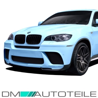 Heckfinnen Spoiler Flossen Flaps Heck Mattschwarz Kotflügel Für BMW X6 E71 08-13 