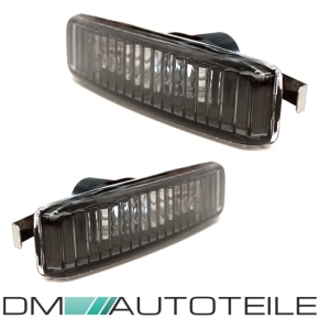Set Seitenblinker Schwarz Klarglas Facelift Design passt für BMW E39 bj 95-03