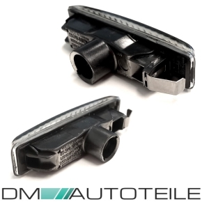 Set Seitenblinker Schwarz Klarglas Facelift Design passt für BMW E39 bj 95-03