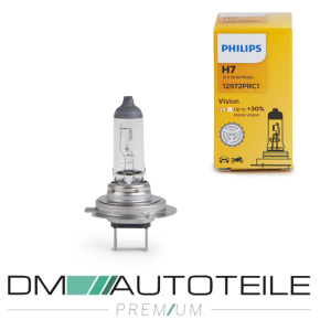Philips H7 Bulbs 12V 55W PX26d Vision+30% (1x piece)