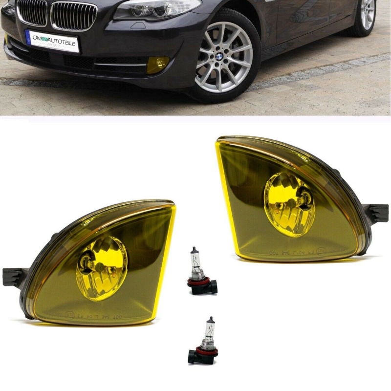 Klarglas Nebelscheinwerfer Gelb Set für Jaguar S-Type 03-08 X-Type