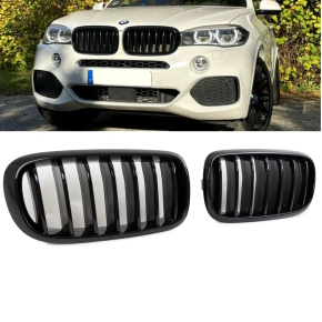 TTCR-II 2PCS Frontgrill Einsatz,Streifen Kühlergrill Einsätze Zierleiste  Kompatibel mit BMW X3 F25 G01/ X4 F26 G02/X5 E70 F15 F85 G05/X6 E71 F16 F86  G06/X7 G07 Grill Streifen（Blau） : : Auto & Motorrad