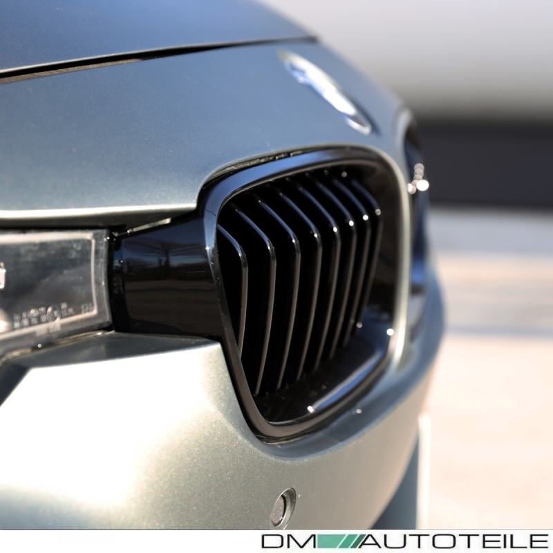 Stoßstangengitter Grill SET Schwarz glanz lackiert passt für BMW 3er ,  41,95 €