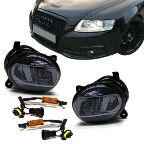 Set Klarglas Voll LED Nebelscheinwerfer Smoke passt...