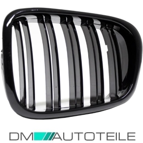 SET Sport Kidney Front Grille Dual Slat Black fits BMW E39 all Models 95-04 + M