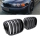 SET Sport Kidney Front Grille Dual Slat Black fits BMW E39 all Models 95-04 + M