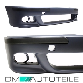 BLACK KIT Stoßstange vorne SPORT 2x Grill Schwarz -NSW-Blinker passt für BMW E39