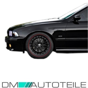 Set Facelift Upgrade Red Smoked Saloon Rear lights + Front headlights + Side Indicators  fits on BMW E39  95-00