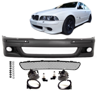 SPORT FRONT BUMPER PDC fits on BMW E39 SEDAN ESTATE w/o M M5+FOG LIGHTS CERTIFIED