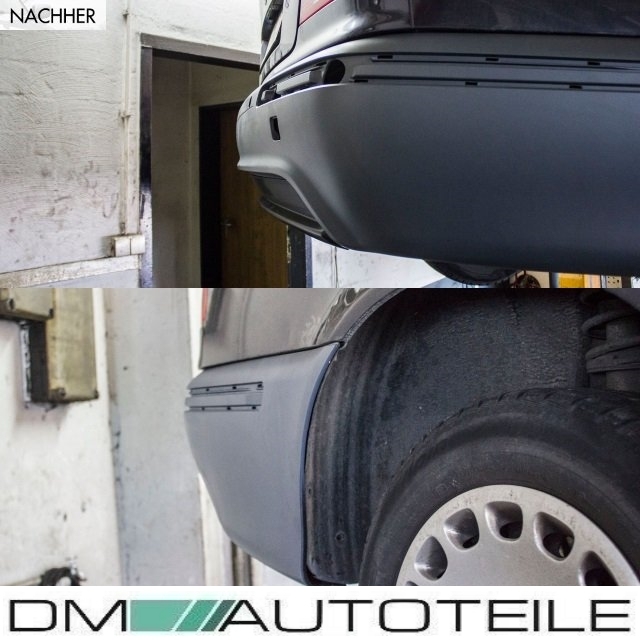 BMW E39 Stoßstange hinten ohne PDC Limousine grundiert Diffusor M Paket 95-03