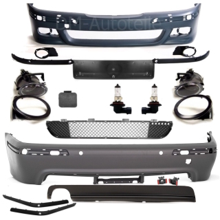 SALOON SEDAN SPORT BUMPER FULL BODYKIT PDC+FOGS FITS ON BMW E39 w/o M5 M