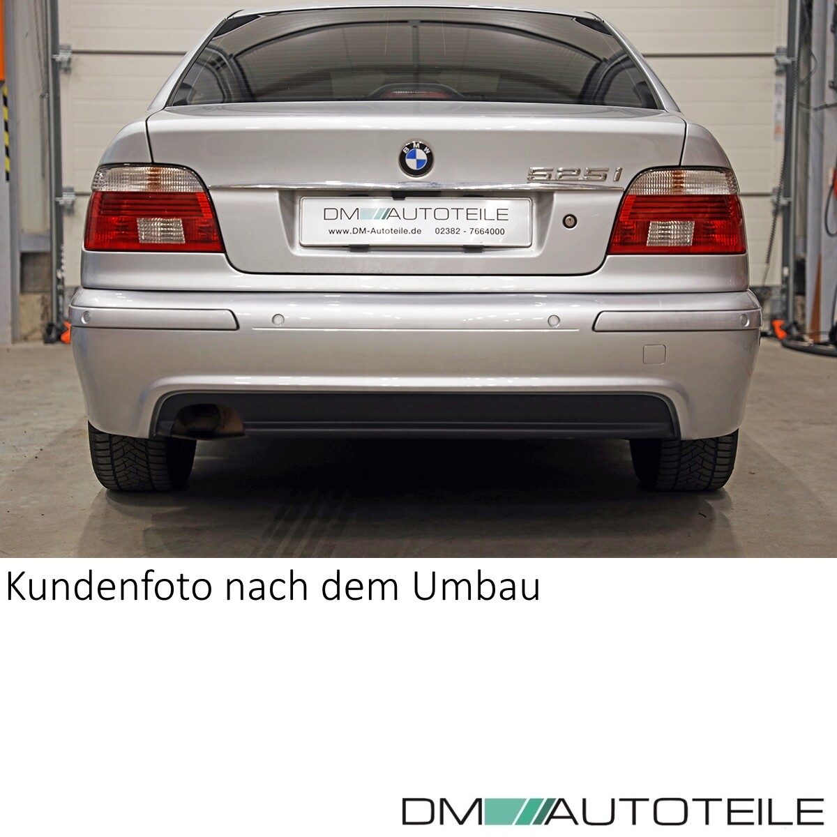 SPORT REAR DIFFUSOR BLACK FIT FOR BMW E39 M-SPORT BUMPER SALOON ESTATE ...