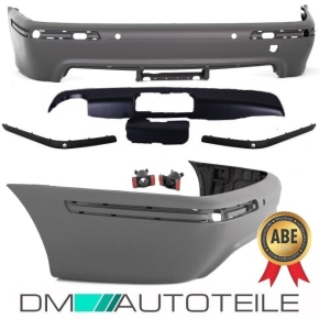 Limousine Sport Stoßstange Hinten für PDC & AHK Blende passt für BMW E39 M-Paket