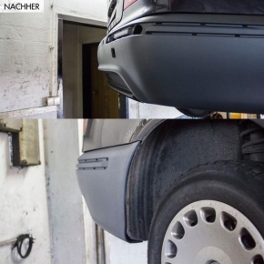 Saloon rear Bumper primed for park assist + trailer coupling + accessories fits on BMW E39 w/o M-Sport