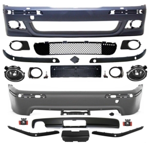Full Saloon Bumper complete Set Body Kit ABS + Diffuser...