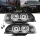Angel Eyes Xenon Scheinwerfer Schwarz Set passt für BMW E39 +2x Osram D2S 00-03
